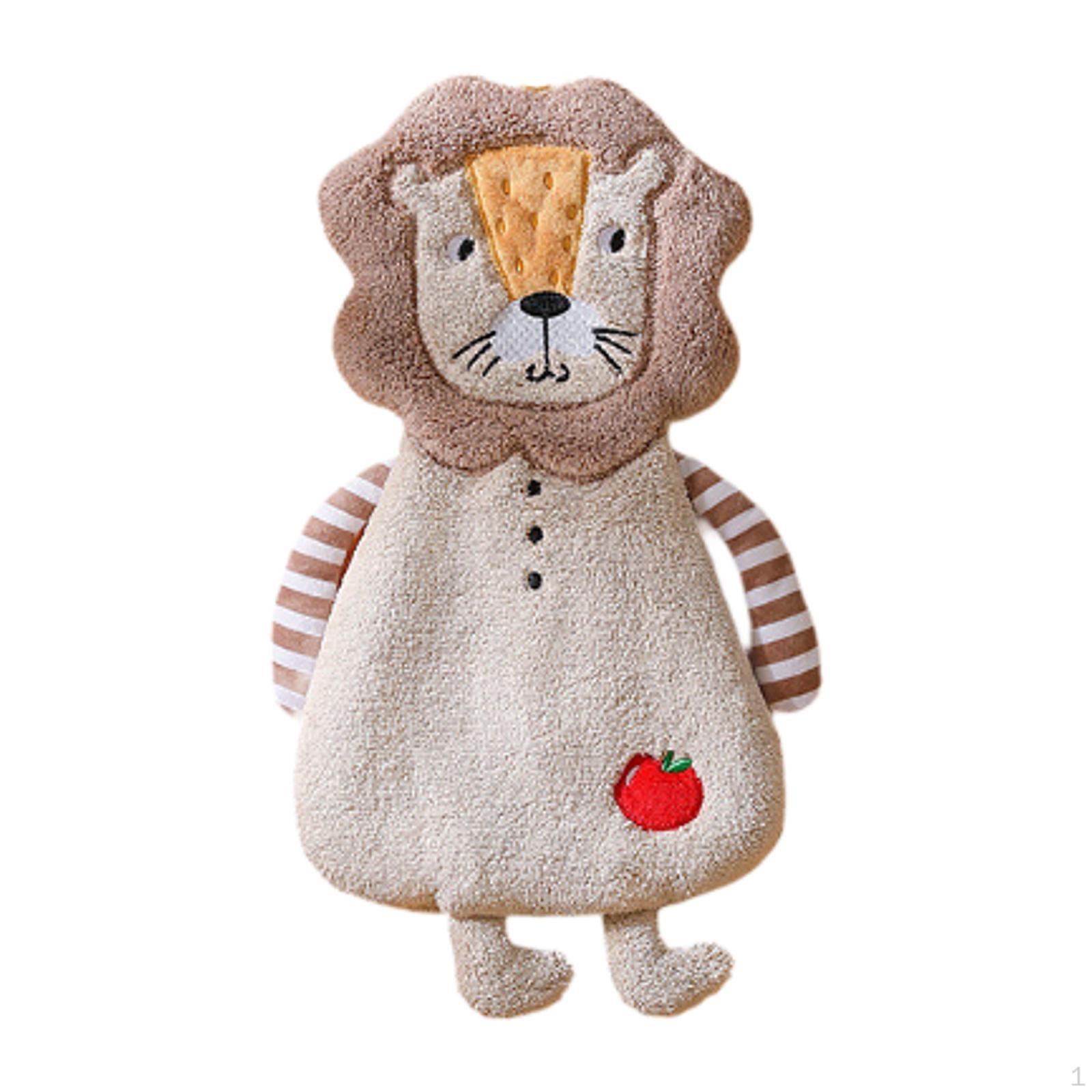 

Adorable Animal Hand Towel Set for Home And Kitchen Use Lion