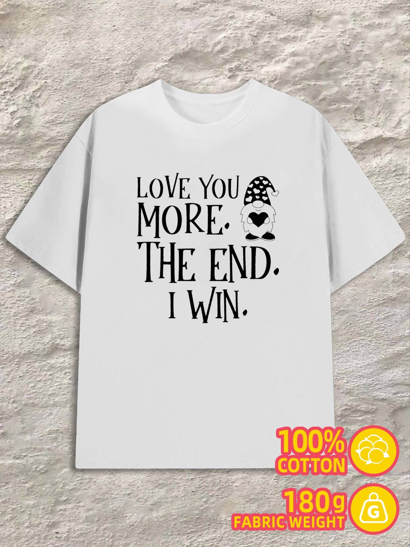 Product Y2K Love You More T-Shirts White 2XL