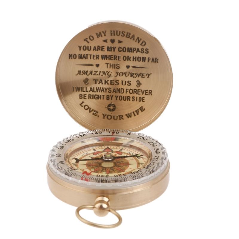 Personalized Compasses Vintage Directional Compasses Adventure Accessory Birthday Gift for Son/Daughter/Husband/Wife