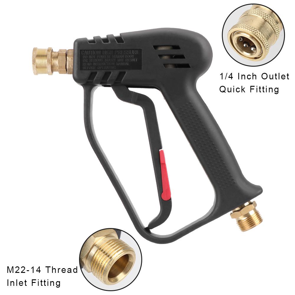 High Pressure Color Nozzle Kit with 5 Quick Connect Cleaning Water Gun for Car Cleaning 4000PSI For Karcher/Nilfisk