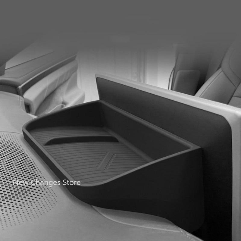 For Zeekr 001 2023-2025 Screen Rear Storage Box Silicone Storage Box Storage Box Modification Upgrade Accessories