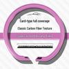 Universal Carbon Fiber Steering Wheel Cover - Non-Slip, Ultra-Thin, Comfortable Grip for All Seasons