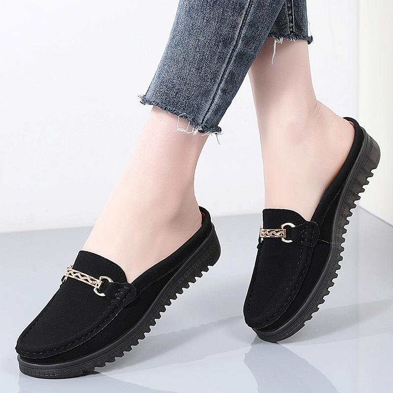 Fashion Women Slippers 2025 Summer New Comfortable Fashion Walking Footwear Platform Casual Slippers Outdoor Non Slip Soft Sole Slippers