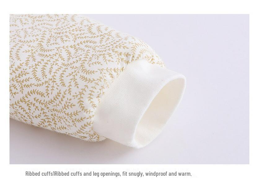 Thick, Quilted Cotton Baby Onesie for Autumn & Winter