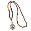 Party Jewelry Long Sweater Chain Buddhist Jewelry Accessories Women Necklace Wooden Bead Necklace