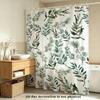 Rideau de douche botanique élégant à feuilles vertes, doublure imperméable pour rideau de douche de salle de bain, pour décoration d'intérieur moderne