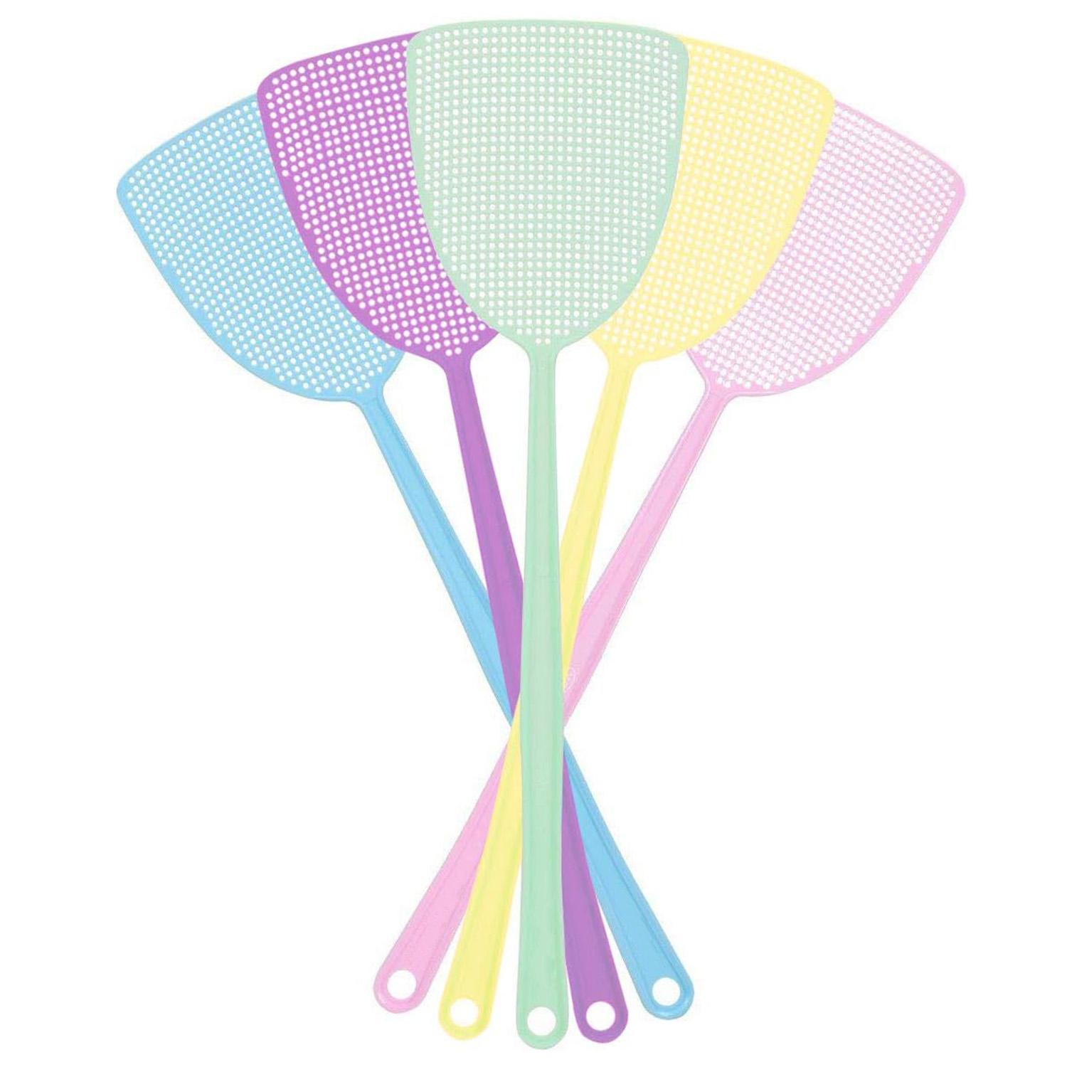 

Long Handle Plastic Fly Swatter Mosquito Killer - Manual Pest Control Insect Repellent for Home Garden Kitchen
