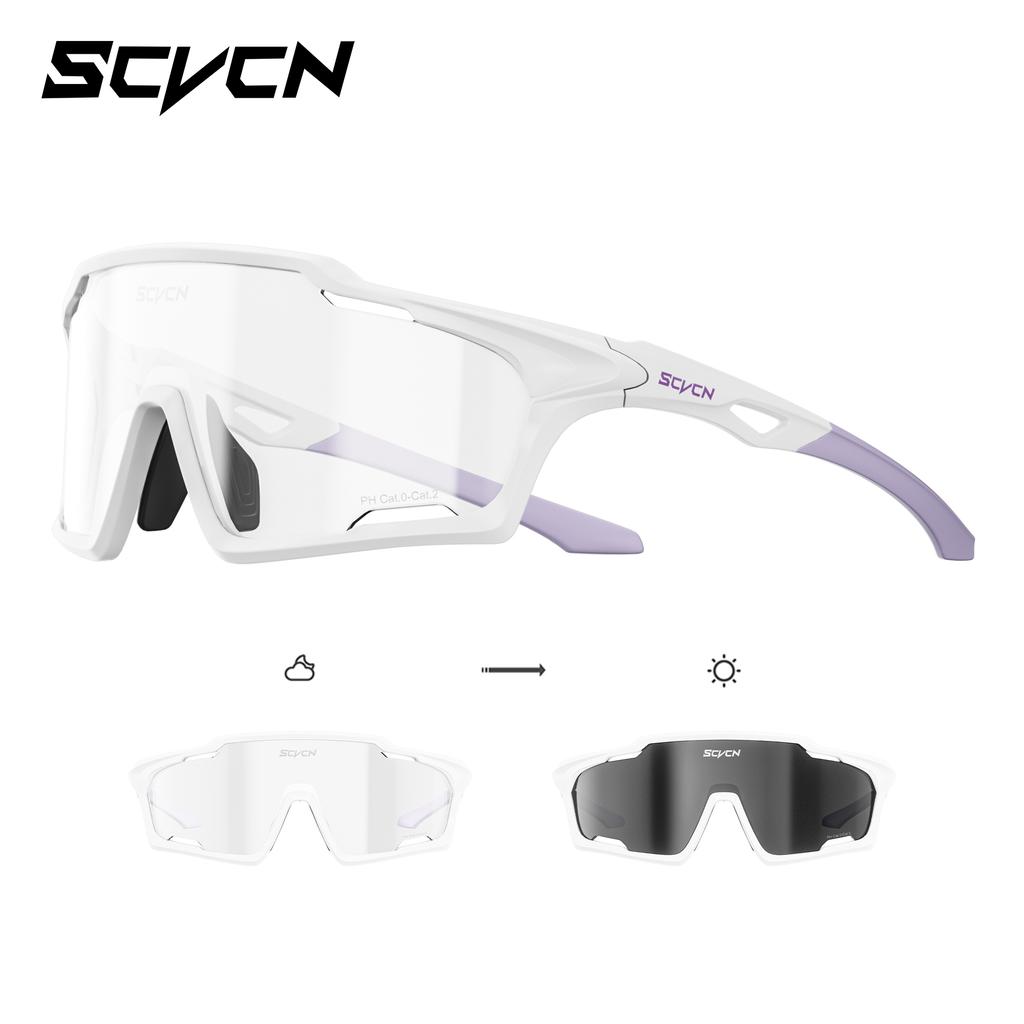SCVCN Photochrome Sonnenbrille für Mann Radsportbrille MTB Fahren Skaten UV400 Angelbrille Frau Fahrrad Radsport Baseball 2026
