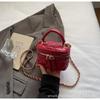 Mini Xiaoxiangfeng portable small bag women's 2025 new fashion diamond box bag chain single shoulder messenger bag tide