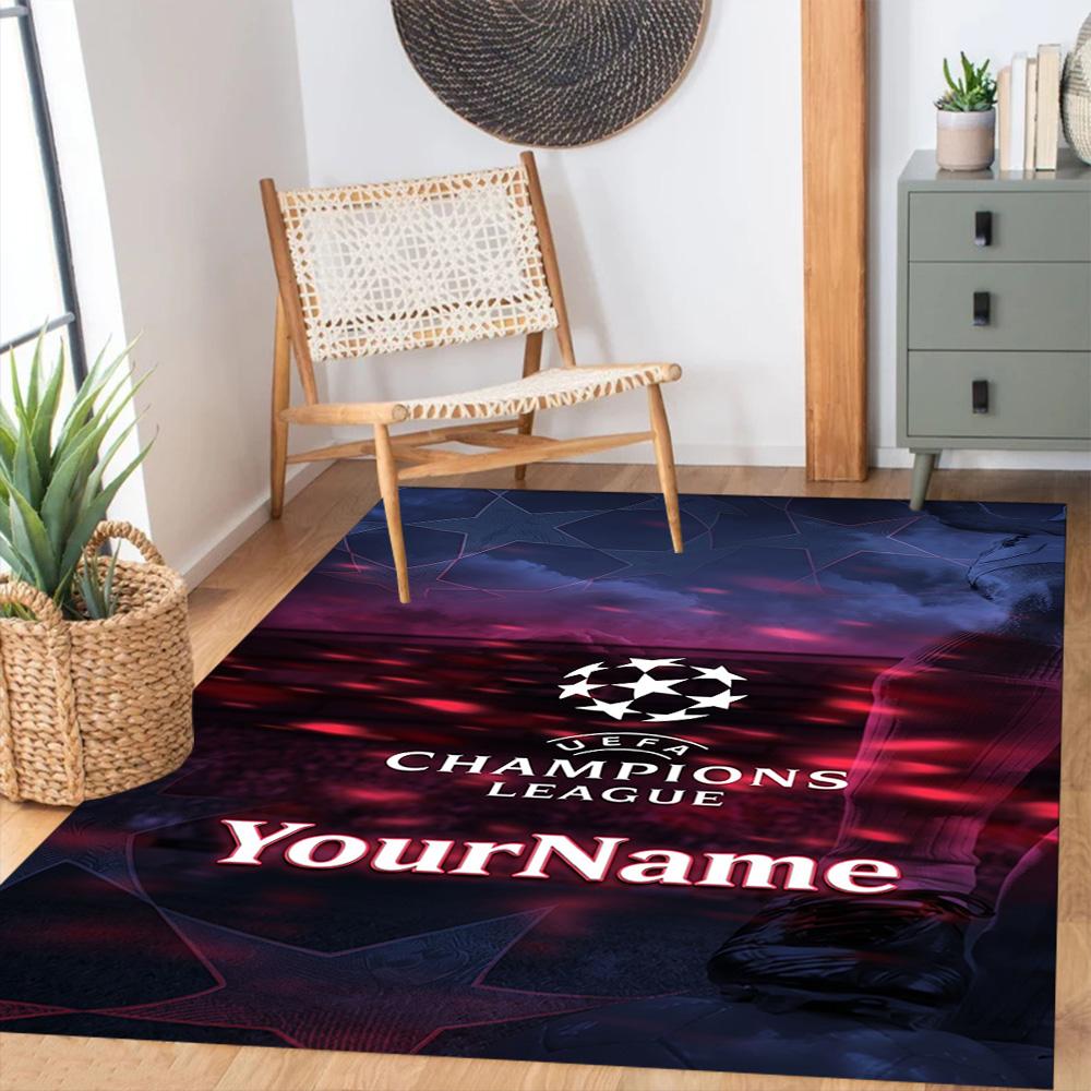Liverpool Customized Name Floor Mat Design for Kitchen Bedrooms Balcony Decorate room Anti-slip Rug Decorate Offices Perfect Gift for Friends & Family