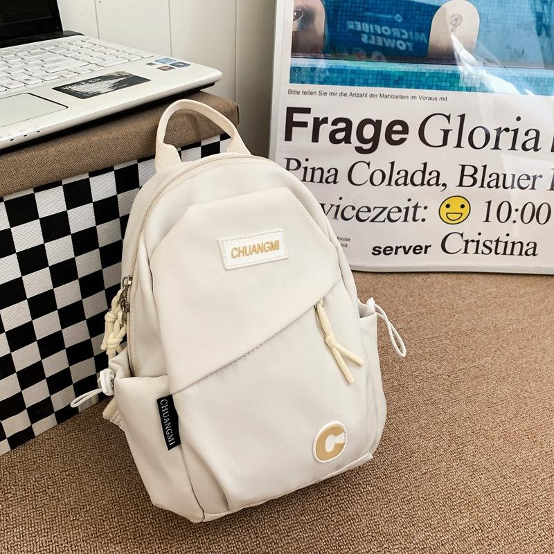 Breast bag Female trendy student versatile messenger backpack Large capacity leisure travel One shoulder Unisex chest bag