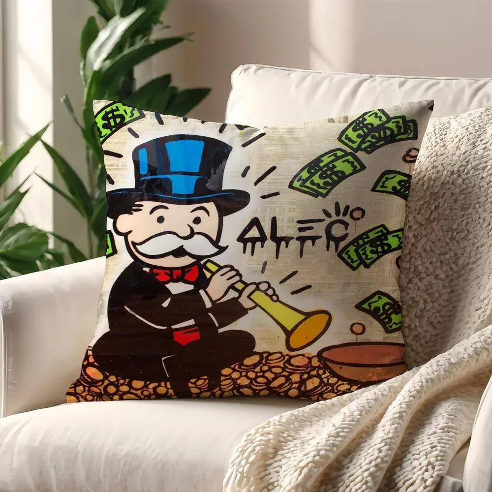 Алек Монополи B Наволочка Дом Диван Гостиная Офис Магазин Чехол Печать Комфорт Декор Нордическая Простотаz,(4) 30x30cm