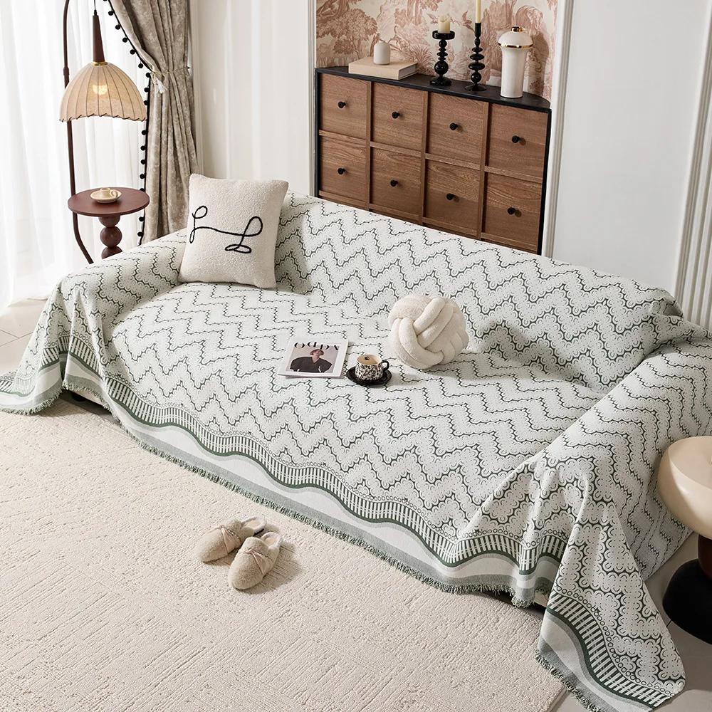 2025 New Chenille Sofa Towel Four Seasons Universal Modern Simple Non-slip Cushion All-match Fabric Sofa Cover