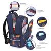 Waterproof Lightweight School Backpack for Boys - Large Capacity, Burden-Reducing Design