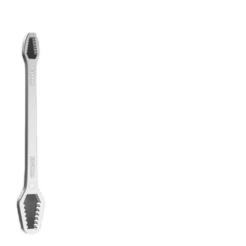 Multi-Purpose Double-Ended Adjustable Box & Open-End Wrench for Eyeglasses.