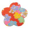 Washi Kawasumi Special Selection Chiyogami Stickers Plum 60 Hand-Dyed Kyo-Yuzen (Cherry Blossom, Blossom, Butterfly, sheets)