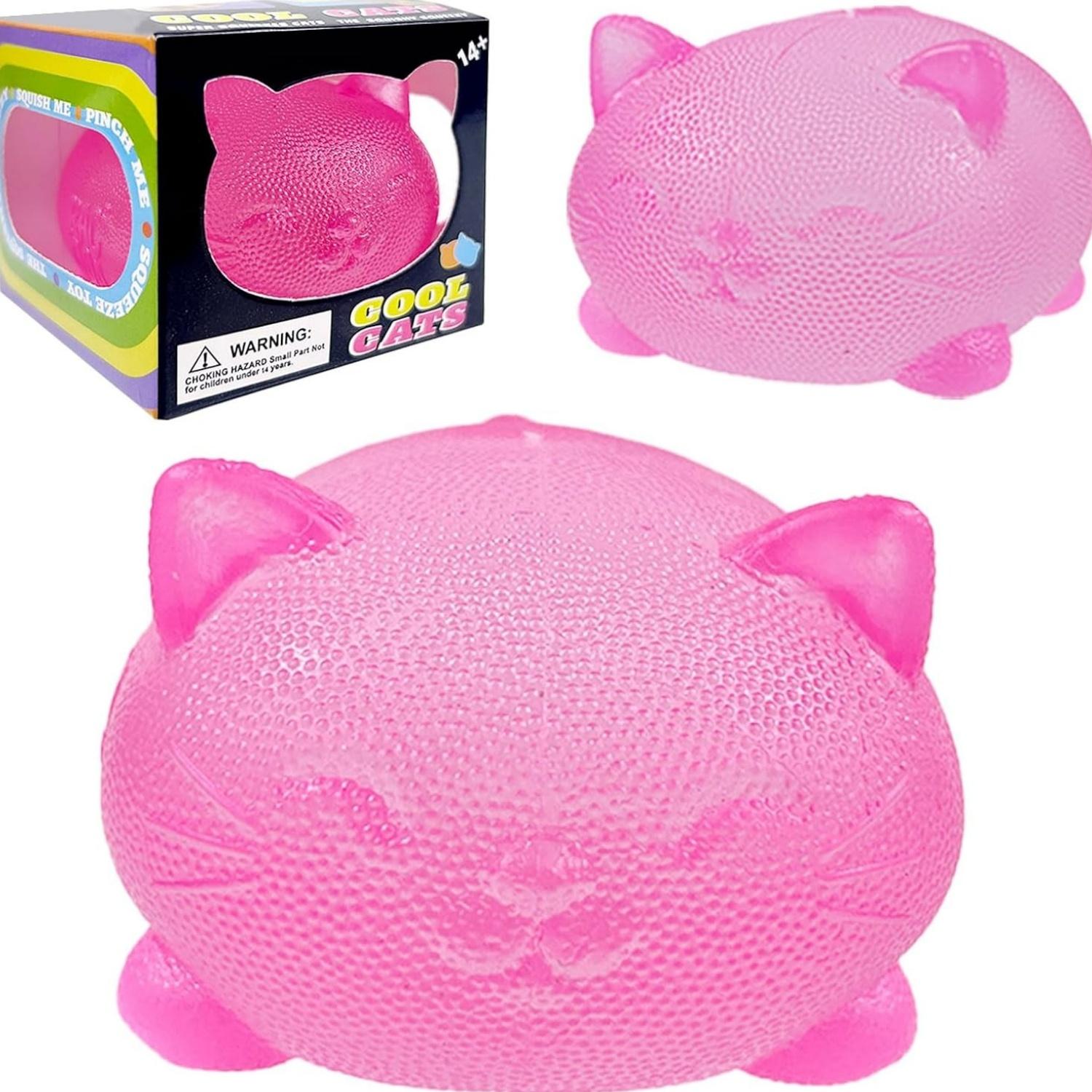 

Gummy Cat Maltose Filled Squeeze Toy For Anxiety Relief & Focus Sensory Fidget Toy For Adult Kid Slow Rising Squishy Stress Ball DP2180-