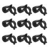 120 Pcs Black/ White Christmas Light Clips Waterproof Reusable Roof Christmas Light Clips Plastic 2.3 X 1.6cm