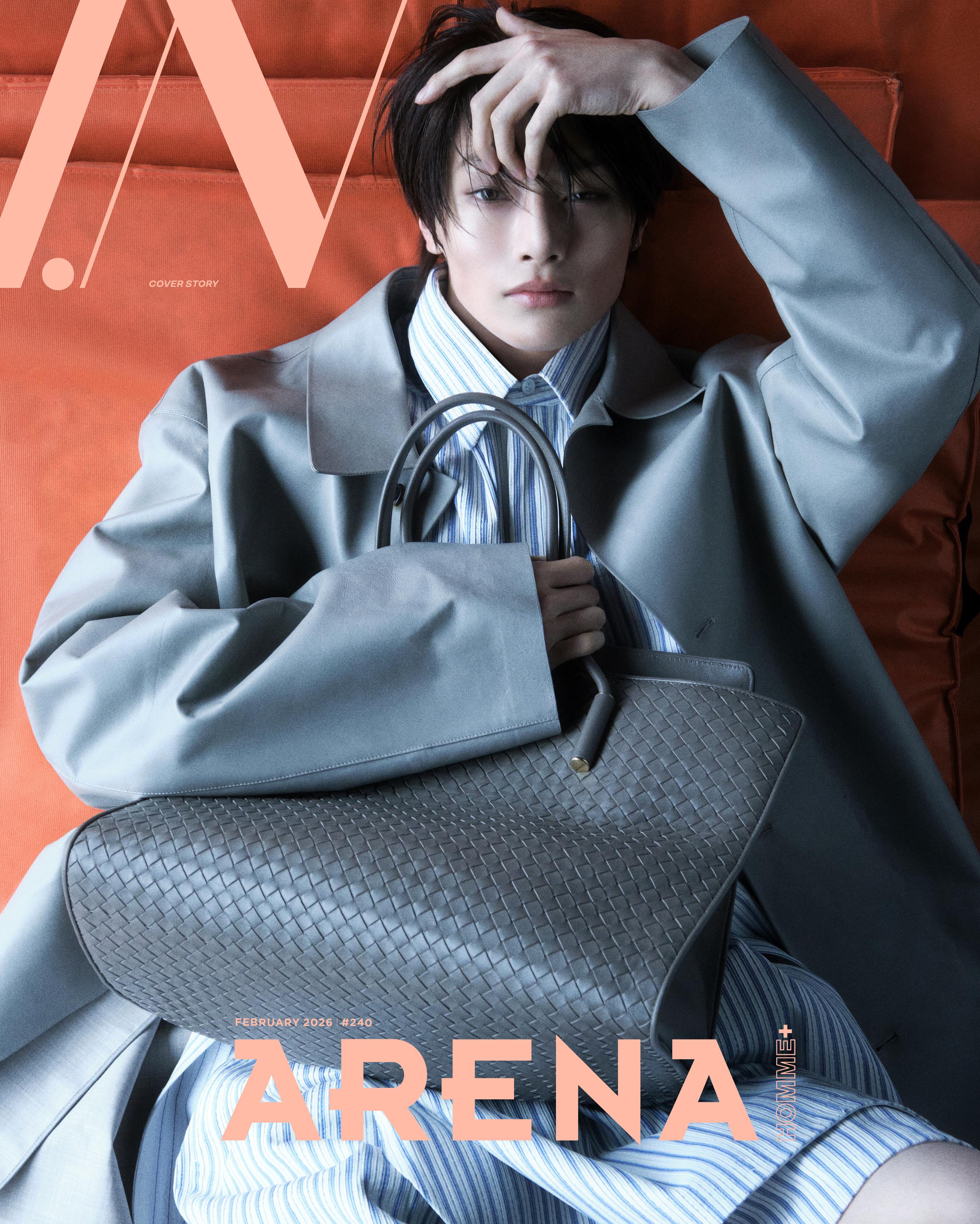 Arena Homme+ Korea 2026 ФЕВРАЛЬ Stray Kids I.N, MIYAO Suin, Ли Хи-джун, KPOP Cover C