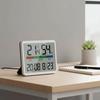 Magnetic Digital Alarm Clock Electronic Display Screen Bedside Desk Clock Ultra Thin Battery Powered Table Clock Bedroom