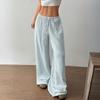 Women's Pants Fashion Casual Pants Solid Color Drawstring Pants