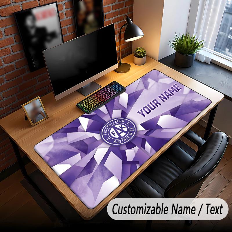 Large Mouse Pad Austria Wien FC Print Custom Name Text Desk Mat for Office Gaming