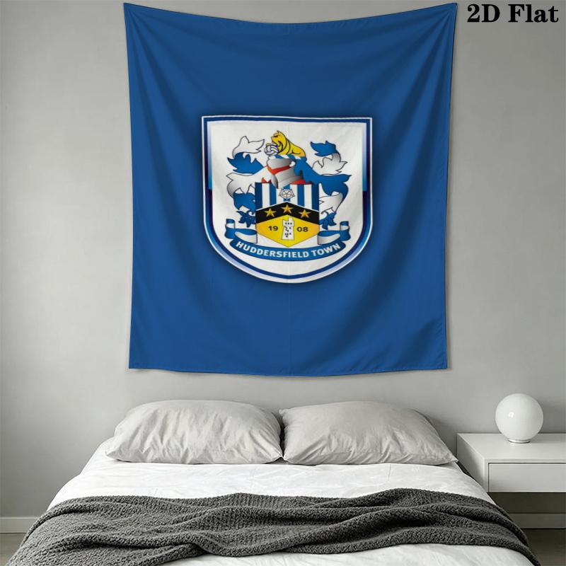 Huddersfield Town Wall Tapestry Aesthetic Wall Hanging Printed Fabric Blanket Decorative Tapestries for Bedroom Living Room Home Decor