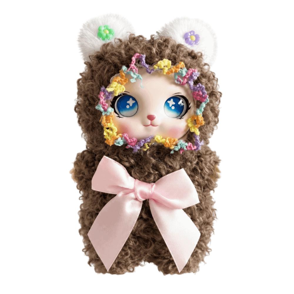 Hanging Ornaments Plush Doll Pendant Fluffy Bag Charm Creative Bear Keychain  Gifts