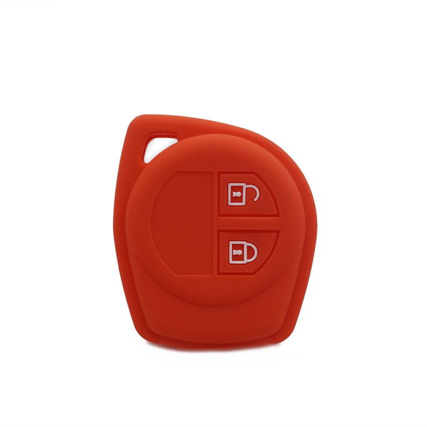 Cocolockey Silicone Rubber Key Fob Cover Case Fit For Suzuki Swift Sx4 Alto Vitara Ignis Jimny Splash Remote Key 2 Buttons