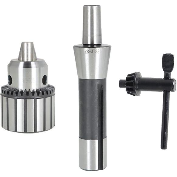 findmall 5/64 Inch - 1/2 Inch Mini Metal Lathe Tail Stock Drill Chuck Tool With MT2 Arbor Fit for CNC Lathe Milling Drill Machine