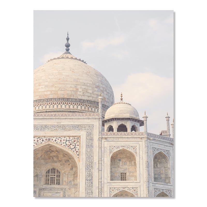 Moroccan Modern Scenery Canvas Painting Islamic Poster Wall Art Picture Bedroom Decoration Mosque Flower Print For Home Decor