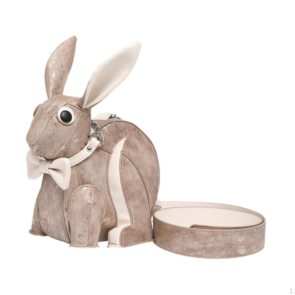 Little Rabbit Doll Shoulder Bag Creative Pouch for Vacation Autumn Party Spring