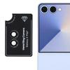 For Samsung Galaxy Z Flip7 5G Camera Lens Protector Set Electroplating Metal+Tempered Glass Individual Lens Film