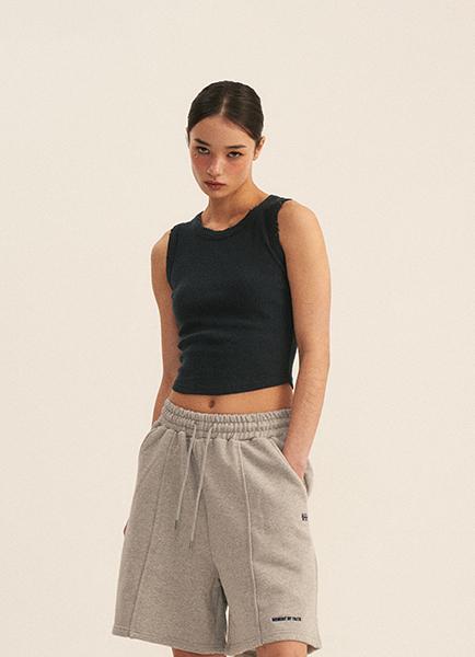Mtot Vintage Cropeed Sleeveless (Navy)