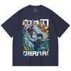 230 g/m² 100 % Baumwolle Demon Slayer V103 Obanai Druck Unisex Schweres Baumwoll-T-Shirt
