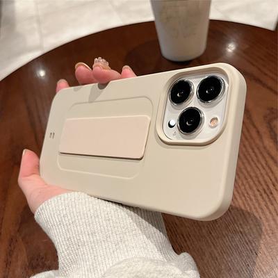 Soft Silicone Wrist Strap Phone Case For Iphone 13 12 11pro Max X Xs Max Xr 14pro Max Solid Color Shockproof Bumper Cover Funda