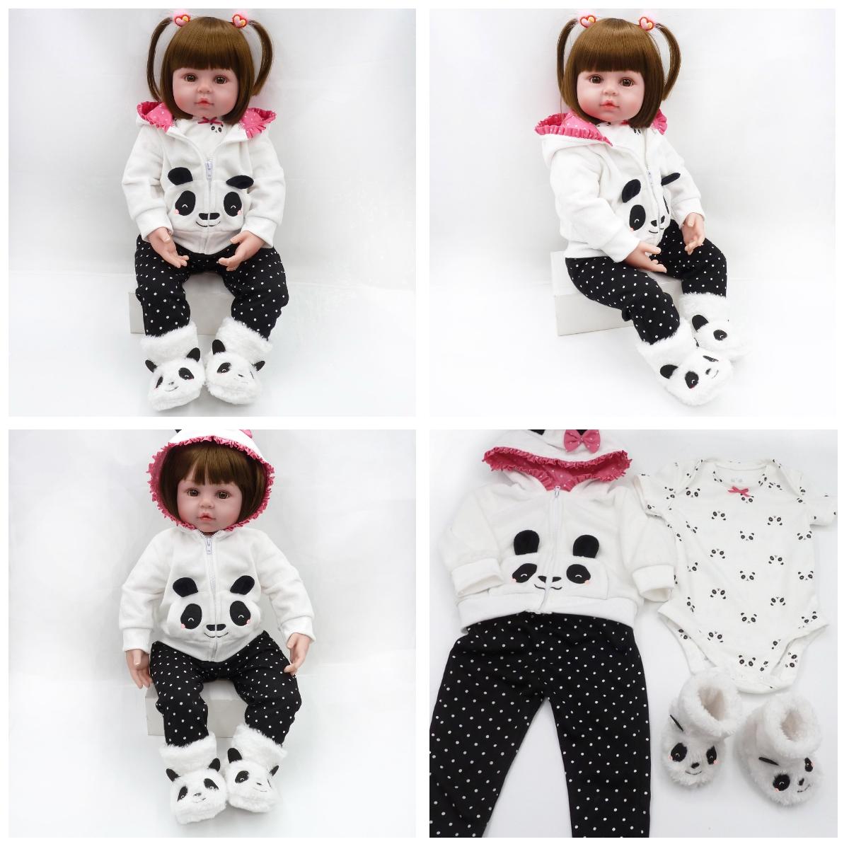 Кукла реборн BZDOLL Alive 47 см с телом из мягкой ткани (Мягкая силиконовая конечность) — фото 5