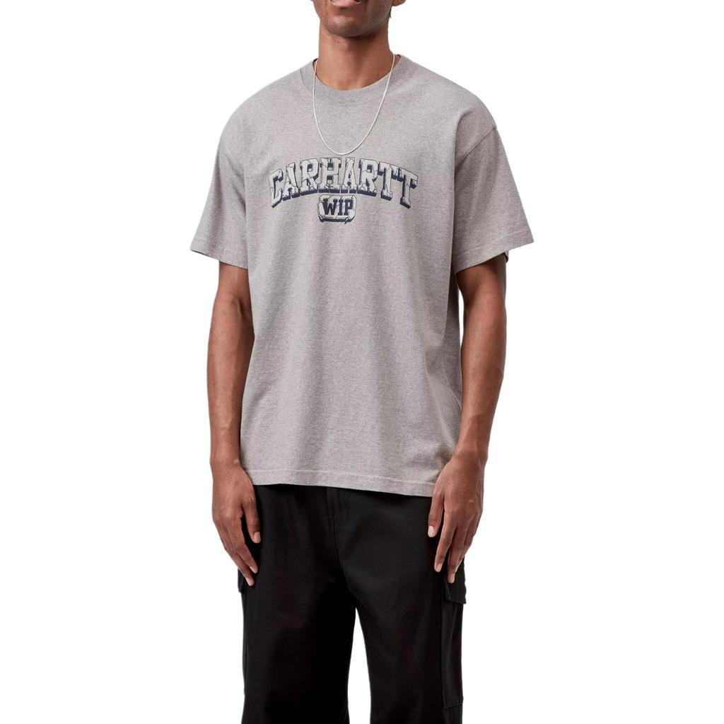 Carhartt WIP FW25 S/S Heavy Duty T-Shirt Loose Faded Vintage Casual Short Sleeve T-Shirt Men Tops I036015-V6-4G