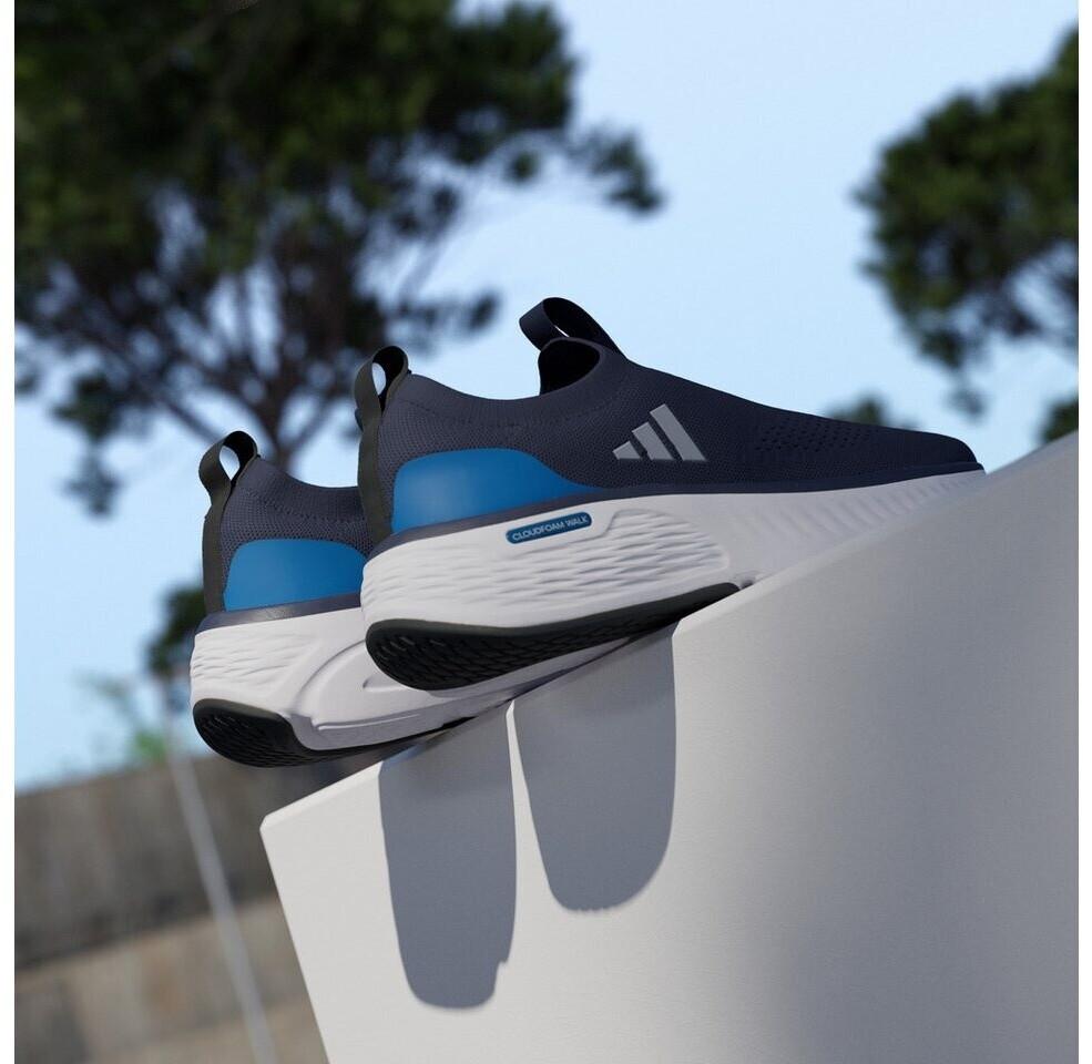 Кроссовки Adidas Cloudfoam Go Sock темно-синий/гало-серебро/коричневый черный