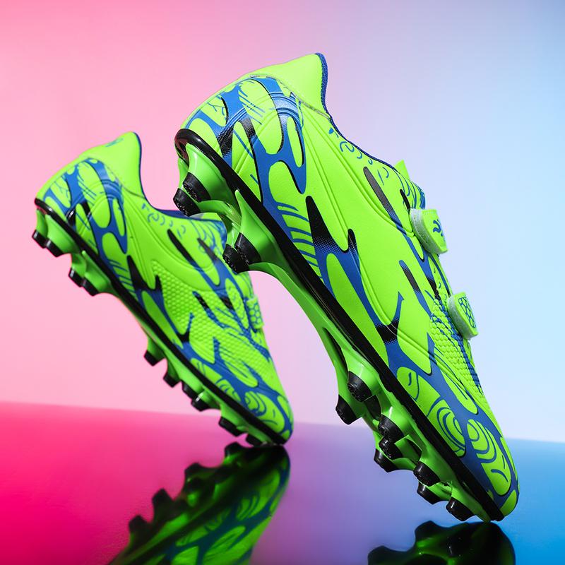 Scarpe da Calcio da Ragazzo Suola Morbida in Gomma Scarpe da Calcio da Allenamento Professionali per Erba Sintetica per Ragazze