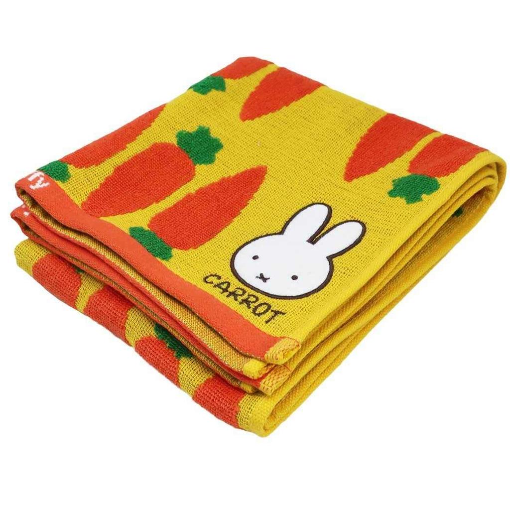 Marushin Face Miffy and 34 X 80 5805016100 Towel, Miffy, Carrot, Approx. Cm,