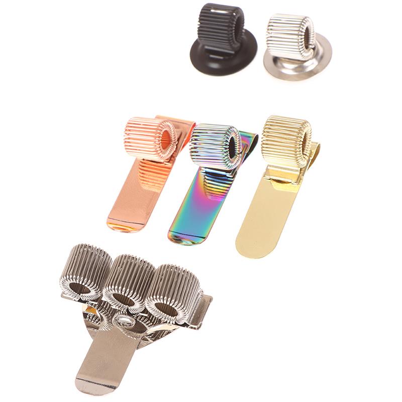 1 Stück Stifthalter aus Metall mit Einzel-/Dreifachloch und Taschenclip, tragbarer Stifthalter aus Metall, Stifthalter mit fester Feder, Bürobedarf