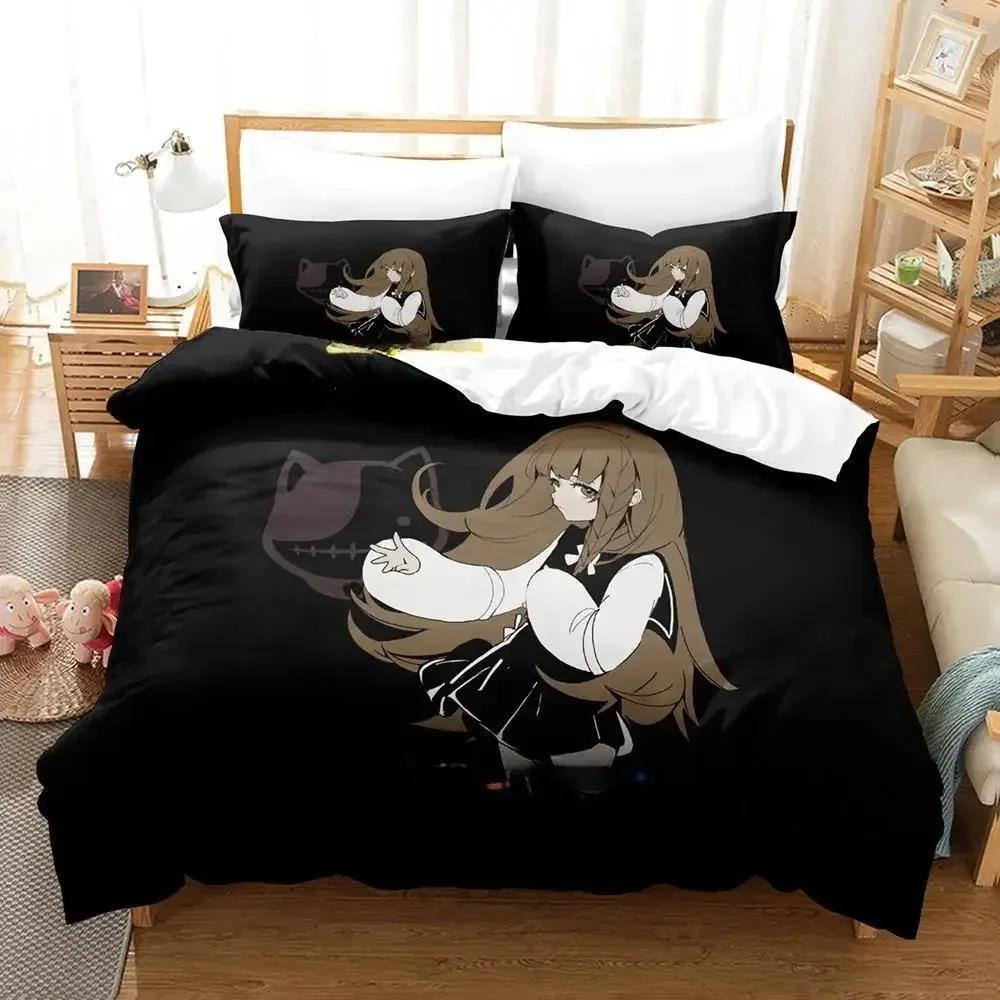 Cytus II Zestaw pościeli Pojedynczy Bliźniak Pełny Queen King Size Zestaw do łóżka Sypialnia dla dorosłych Dzieci Zestawy poszewek na kołdrę Druk 3D Anime Zestaw prześcieradeł