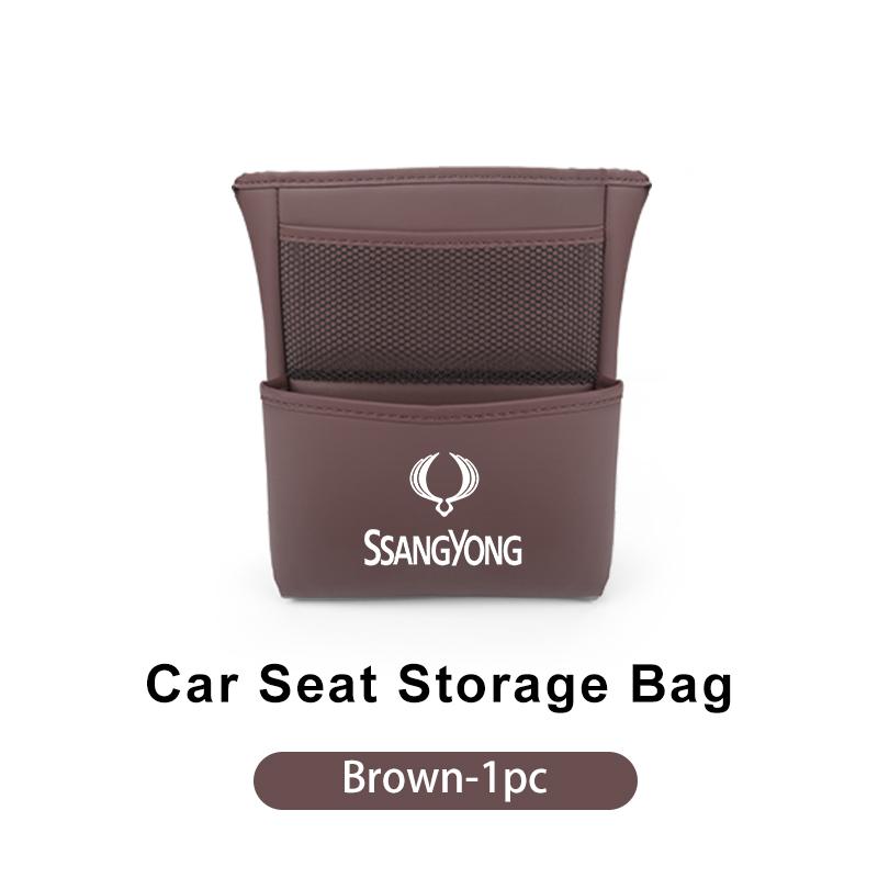Car Seatback Organizer Tissue Holder Tools Storage Bag Interior For SsangYong Actyon Korando Rexton Kyron Rodius Tivoli Muss