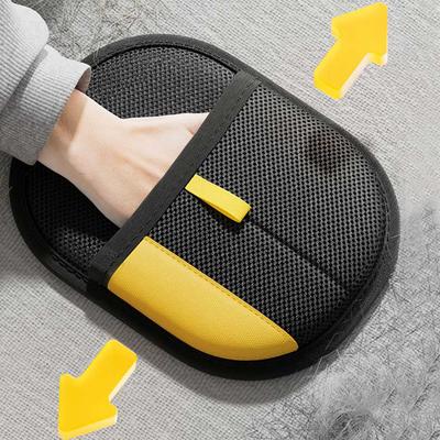 1/2/3Pcs Electrostatic Gloves with Brush & Hook Pet Hair Remover Glove Anti Static Hair Removal Glove for Dogs Cats
