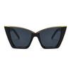 Comfortable Mirror Cat Eye Sunglasses Women Men Square Trendy Big Frame Designer Eyewear Oculos De Sol