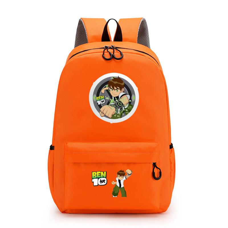 Ben 10 Kids School Backpack With Breathable Lightweight Polyester For Middle School Students