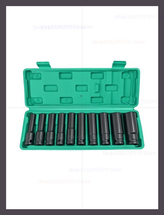

Набор универсальных торцевых ключей из 10 предметов, пневматический инструмент для обслуживания с глубоким пазом, гаечные ключи для автомобильного гаражного ремонта и DIY
