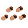34CT For Mig Welding Gas Nozzle Ulator Compatible with For Lincoln 300 400 #3/#4 for 24CT Series Copper Nozzle 5 Pack