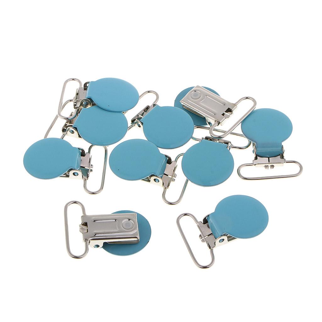 Pacifier Suspender Clip Iron Material Strong Grip Holder Clothing Accessories for Baby Bib Toy DIY